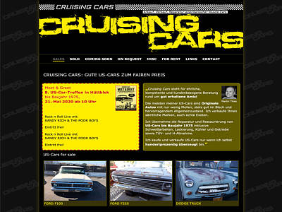 Cruising Cars Martin Thies, Ankauf, Verkauf, Reparatur amerikanischer Muscle Cars