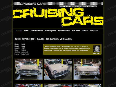 Cruising Cars Martin Thies – Ankauf, Verkauf, Reparatur amerikanischer Muscle Cars