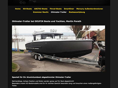 Deufin Boote und Yachten, Martin Porath – Fachhändler für XO-Boats, ARCTIC und Nordkapp-Boats