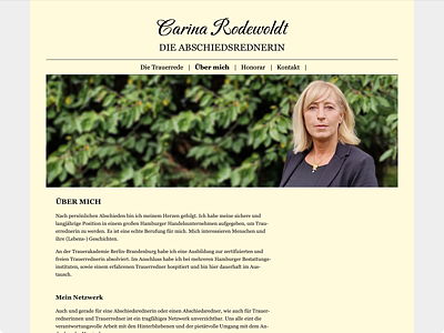 Carina Rodewoldt – Ihre Abschiedsrednerin  – Freie Abschiedsrednerin und Trauerrednerin