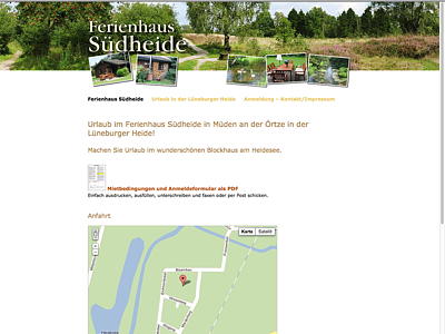 Ferienhaus Südheide – Urlaub im Ferienhaus im Blockhausstil in Müden an der Örtze in der Lüneburger Heide