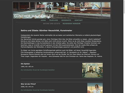 Günther Hauschildt – Kunstmaler – Realistische Malerei – Gegenständliche Kunst
