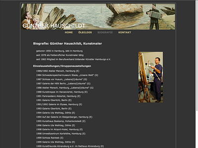 Günther Hauschildt – Kunstmaler – Realistische Malerei – Gegenständliche Kunst