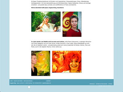Angela Kling, Künstlerin – Bilder, Poesie und festliche Rituale