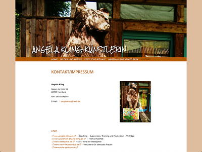 Angela Kling, Künstlerin – Bilder, Poesie und festliche Rituale