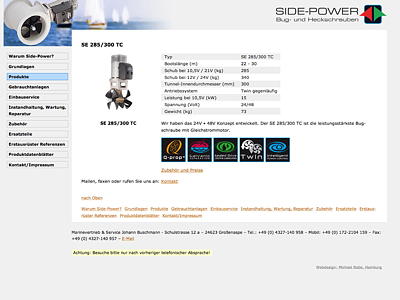 Side-Power – Das Bugstrahlruder vom Weltmarktführer